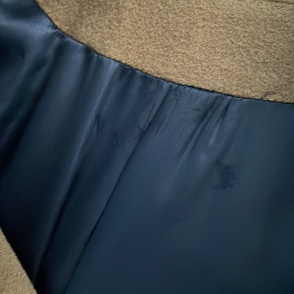 Vintage Pure Wool Double Breasted Coat Brown - Picture 3 of 4